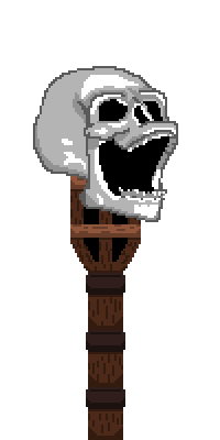 BABEL — skull staff sprite